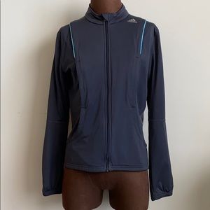 Adidas zip up workout jacket